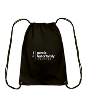 Family Famous Garcia Hall Of Family Inductee Cotton Drawstring Backpack
