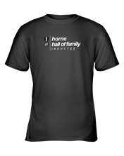 Family Famous Horne Hall Of Family Inductee Youth Tee