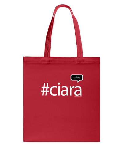 Family Famous Ciara Talkos Canvas Shopping Tote