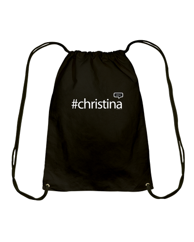 Family Famous Christina Talkos Cotton Drawstring Backpack