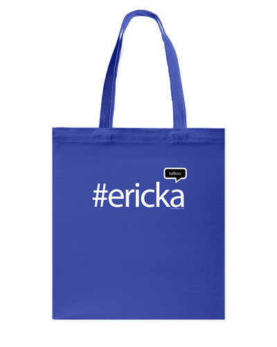 Family Famous Ericka Talkos Canvas Shopping Tote