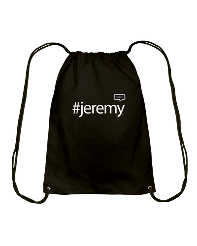 Family Famous Jeremy Talkos Cotton Drawstring Backpack