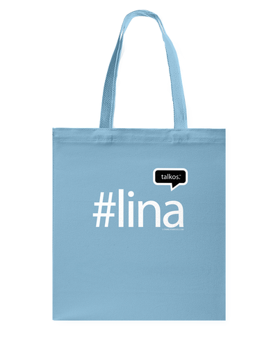 Family Famous Lina Talkos Canvas Shopping Tote