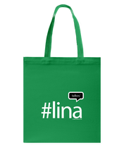 Family Famous Lina Talkos Canvas Shopping Tote