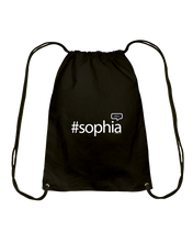 Family Famous Sophia Talkos Cotton Drawstring Backpack