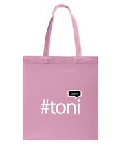 Family Famous Toni Talkos Canvas Shopping Tote