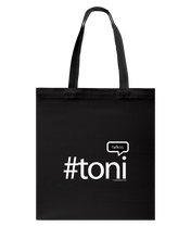 Family Famous Toni Talkos Canvas Shopping Tote