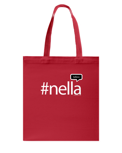 Family Famous Nella Talkos Canvas Shopping Tote