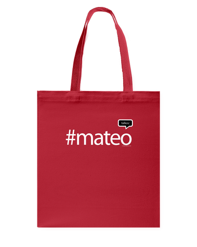 Family Famous Mateo Talkos Canvas Shopping Tote
