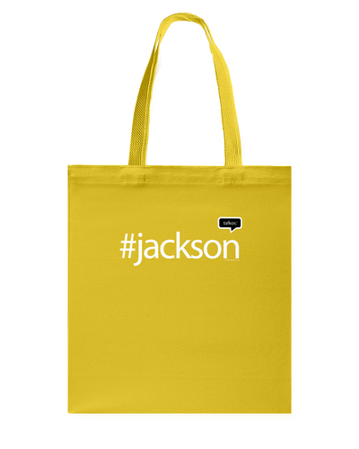 Family Famous Jackson Talkos Canvas Shopping Tote