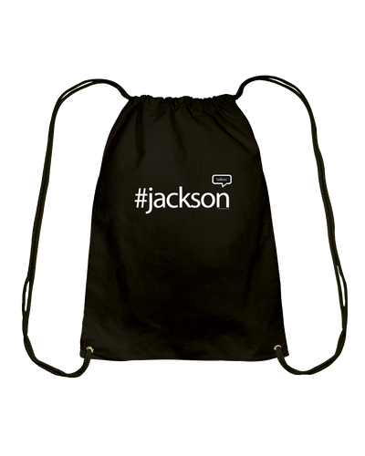 Family Famous Jackson Talkos Cotton Drawstring Backpack