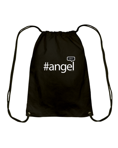 Family Famous Angel Talkos Cotton Drawstring Backpack