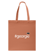 Family Famous Georgie Talkos Canvas Shopping Tote