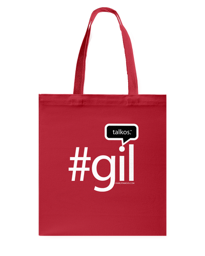 Family Famous Gil Talkos Canvas Shopping Tote