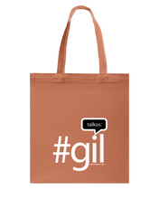 Family Famous Gil Talkos Canvas Shopping Tote