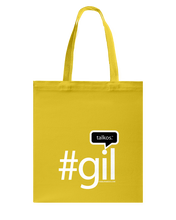 Family Famous Gil Talkos Canvas Shopping Tote