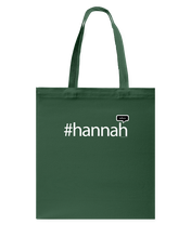 Family Famous Hannah Talkos Canvas Shopping Tote