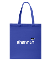 Family Famous Hannah Talkos Canvas Shopping Tote