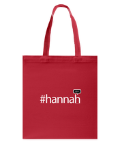 Family Famous Hannah Talkos Canvas Shopping Tote