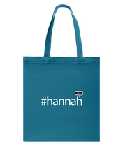 Family Famous Hannah Talkos Canvas Shopping Tote