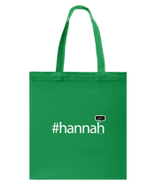 Family Famous Hannah Talkos Canvas Shopping Tote