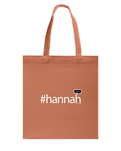 Family Famous Hannah Talkos Canvas Shopping Tote