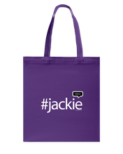 Family Famous Jackie Talkos Canvas Shopping Tote