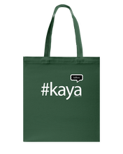 Family Famous Kaya Talkos Canvas Shopping Tote