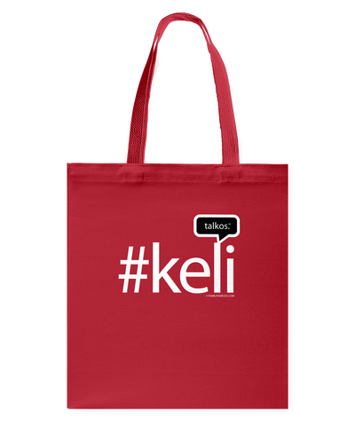 Family Famous Keli Talkos Canvas Shopping Tote
