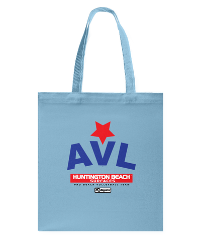 AVL Digster Huntington Beach Surfaces Canvas Shopping Tote