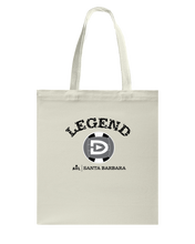 Digster Legend AVL Local Santa Barbara Canvas Shopping Tote