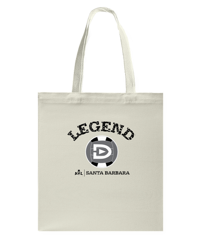 Digster Legend AVL Local Santa Barbara Canvas Shopping Tote