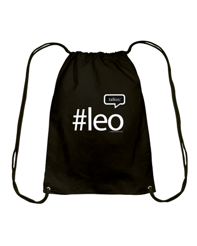Family Famous Leo Talkos Cotton Drawstring Backpack