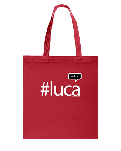 Family Famous Luca Talkos Canvas Shopping Tote
