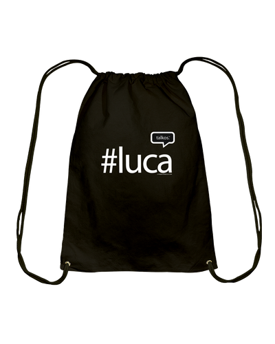 Family Famous Luca Talkos Cotton Drawstring Backpack