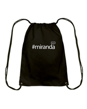 Family Famous Miranda Talkos Cotton Drawstring Backpack