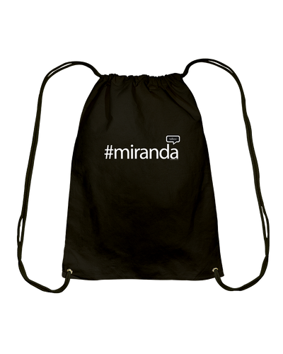 Family Famous Miranda Talkos Cotton Drawstring Backpack