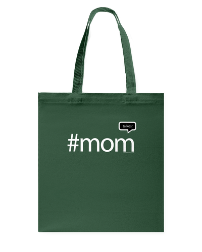 Family Famous Mom Talkos Canvas Shopping Tote