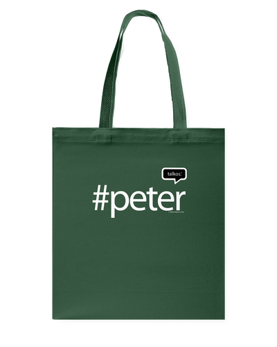 Family Famous Peter Talkos Canvas Shopping Tote
