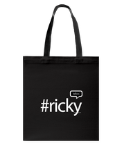 Family Famous Ricky Talkos Canvas Shopping Tote