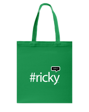 Family Famous Ricky Talkos Canvas Shopping Tote