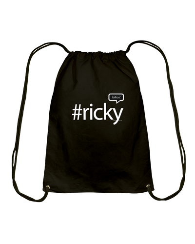 Family Famous Ricky Talkos Cotton Drawstring Backpack