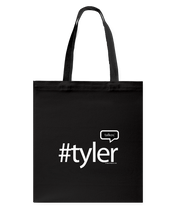 Family Famous Tyler Talkos Canvas Shopping Tote