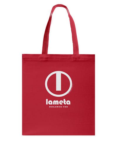 Family Famous Lameta Circle Vibe Canvas Shopping Tote