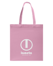 Family Famous Lameta Circle Vibe Canvas Shopping Tote