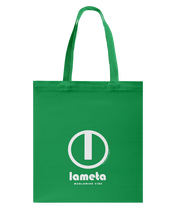 Family Famous Lameta Circle Vibe Canvas Shopping Tote