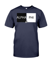 Family Famous Alpha Phi Dubblock BW Tee