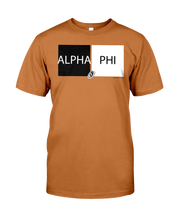 Family Famous Alpha Phi Dubblock BW Tee
