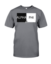 Family Famous Alpha Phi Dubblock BW Tee