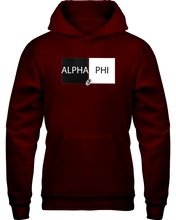 Family Famous Alpha Phi Dubblock BW Hoodie